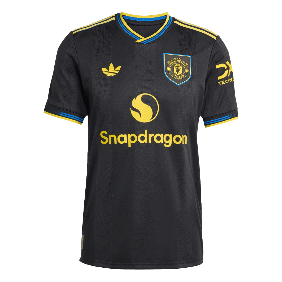 Manchester United Third Away Custom Player Version Soccer Jersey 2025/26 - bestsoccerstore