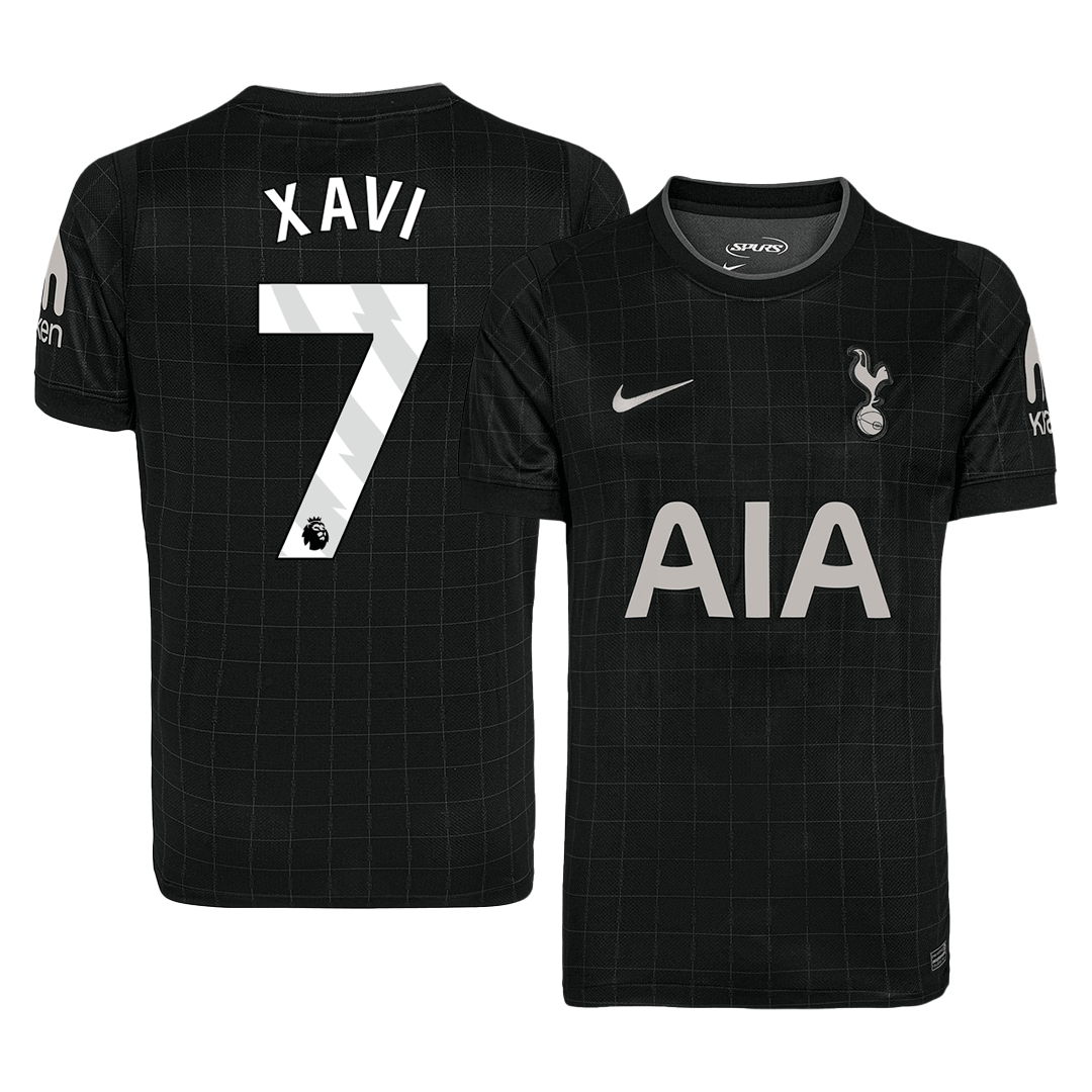 XAVI #7 Tottenham Hotspur Soccer Jersey Away Custom Shirt 2025/26 - bestsoccerstore