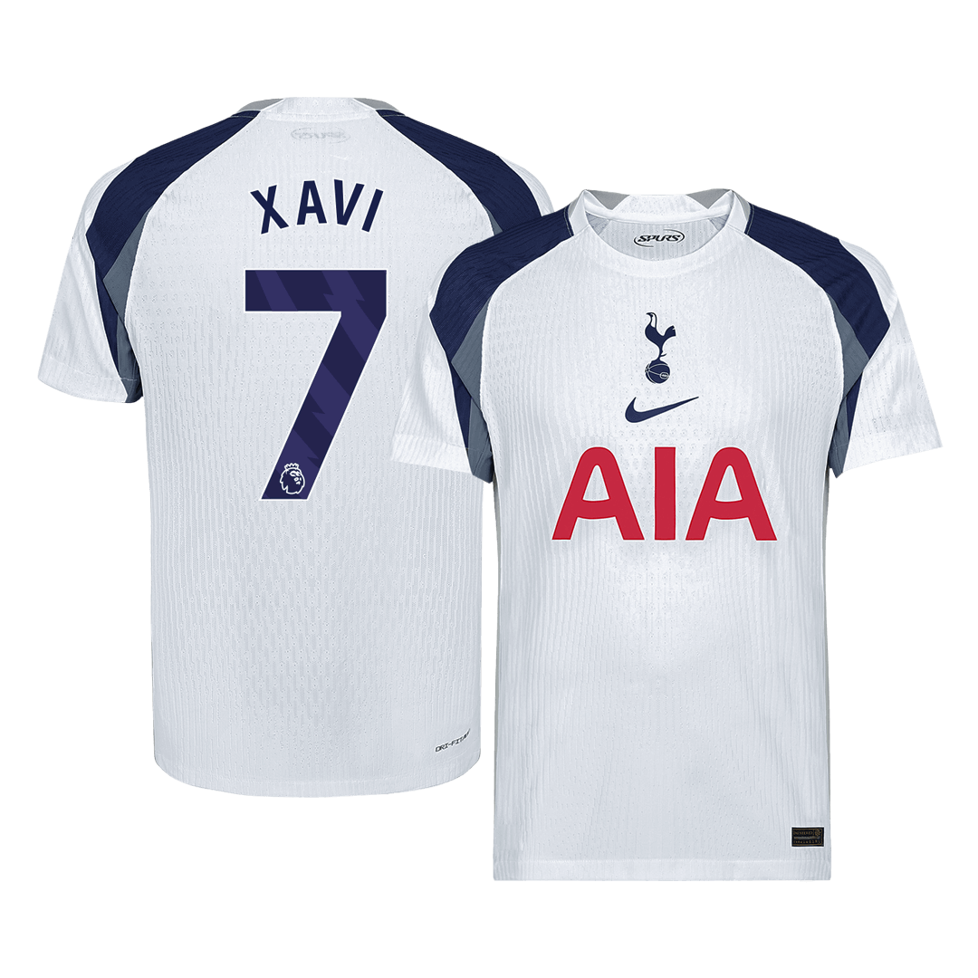 Tottenham Hotspur XAVI #7 Home Custom Player Version Soccer Jersey 2025/26 - bestsoccerstore