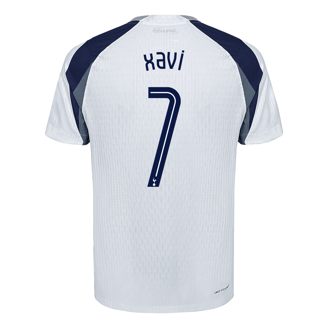 Tottenham Hotspur XAVI #7 Home Custom Player Version Soccer Jersey 2025/26 - UCL