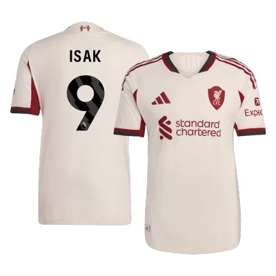 Authentic Liverpool Jersey Custom ISAK #9 Soccer Jersey Away 2025/26 - bestsoccerstore
