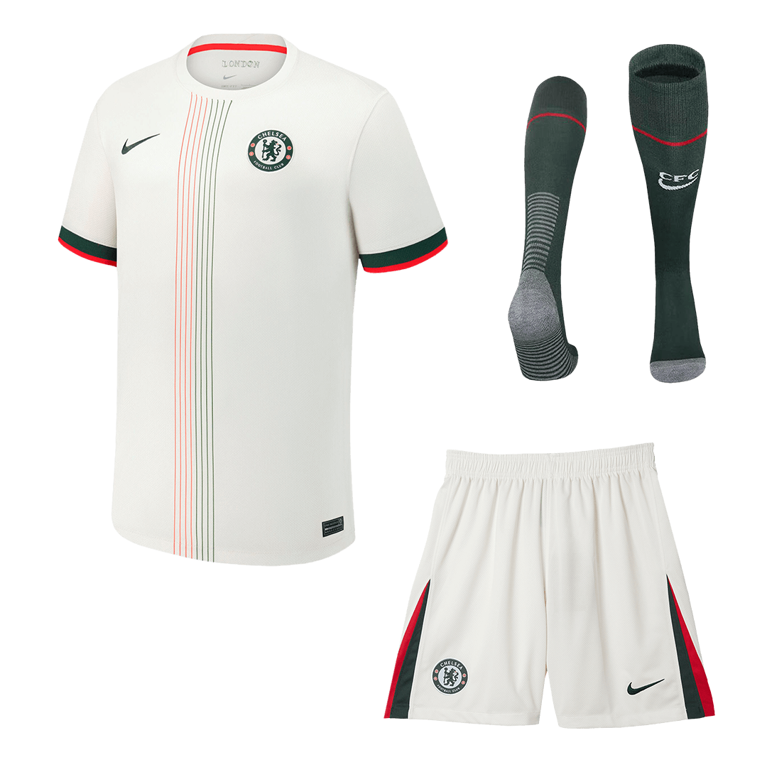 Chelsea Away Custom Full Soccer Kit 2025/26 - bestsoccerstore