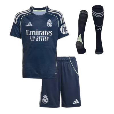 Kids Real Madrid Custom Away Full Soccer Kits
2025/26 - bestsoccerstore