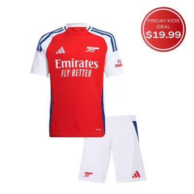 Kids Arsenal Custom Home Soccer Kits 2024/25 - bestsoccerstore