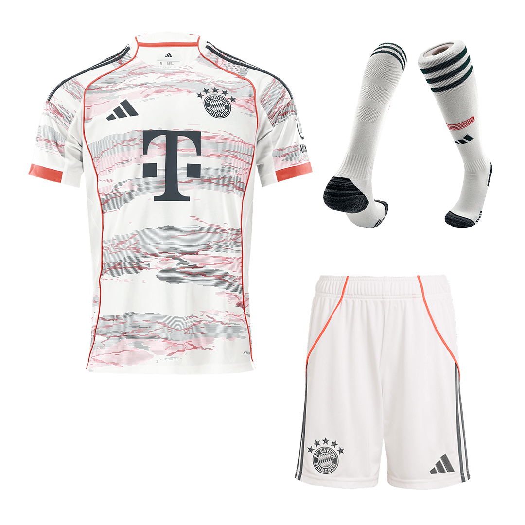 Bayern Munich Away 2025/26 Custom Full Soccer Kit - bestsoccerstore