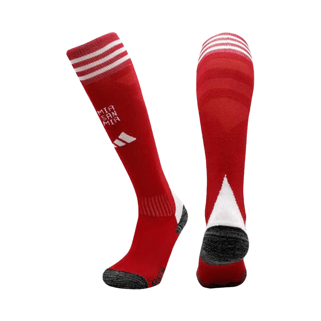 Men's Bayern Munich Jersey Soccer Home Socks 2025/26 - bestsoccerstore