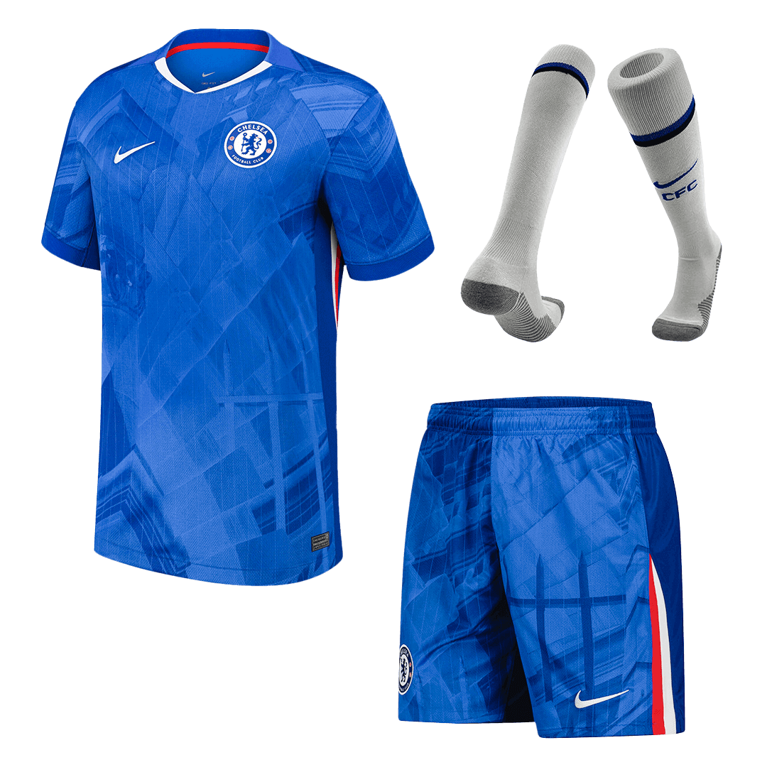 Chelsea Home 2025/26 Custom Full Soccer Kit - bestsoccerstore
