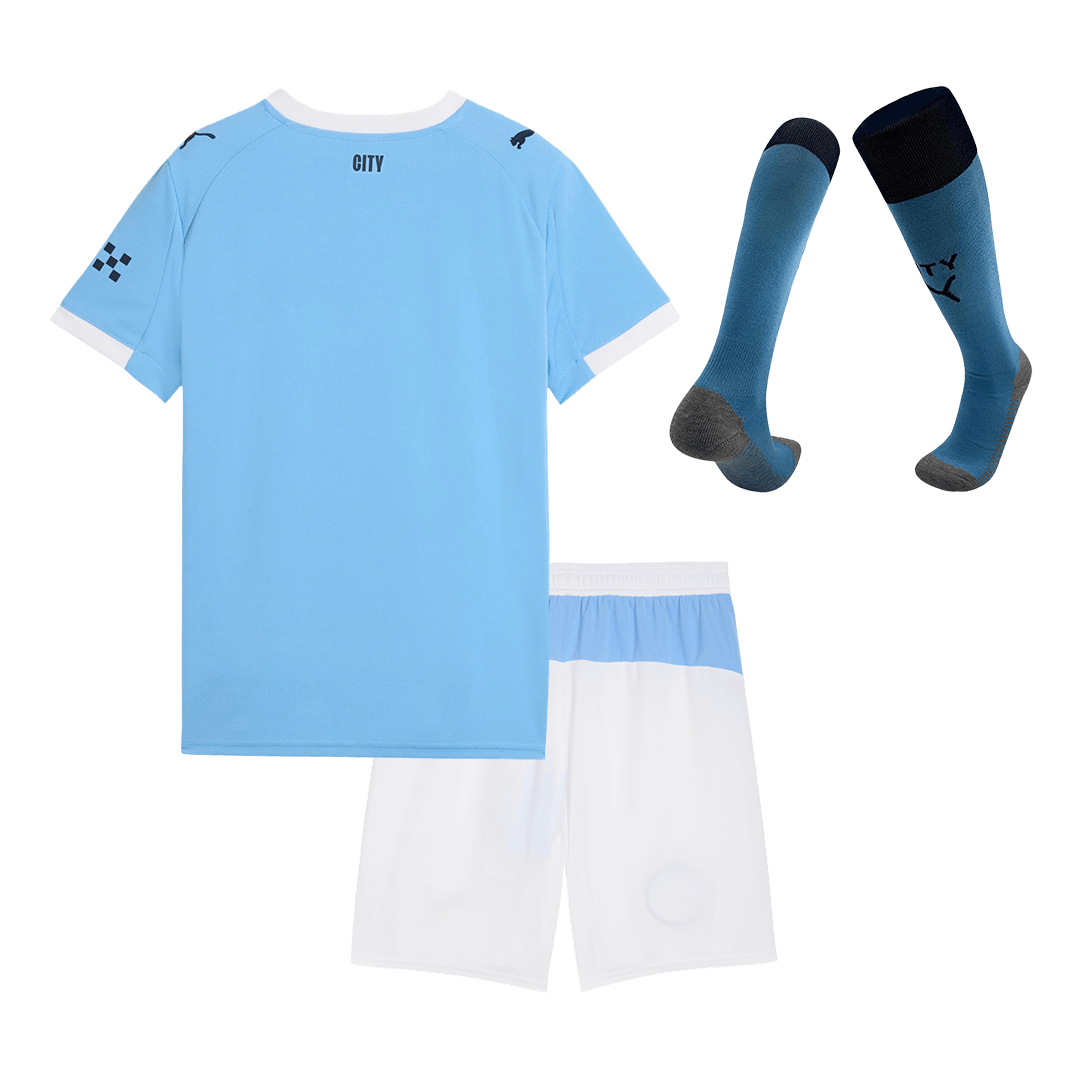Kids Manchester City Custom Home Full Soccer Kits
2025/26 - bestsoccerstore