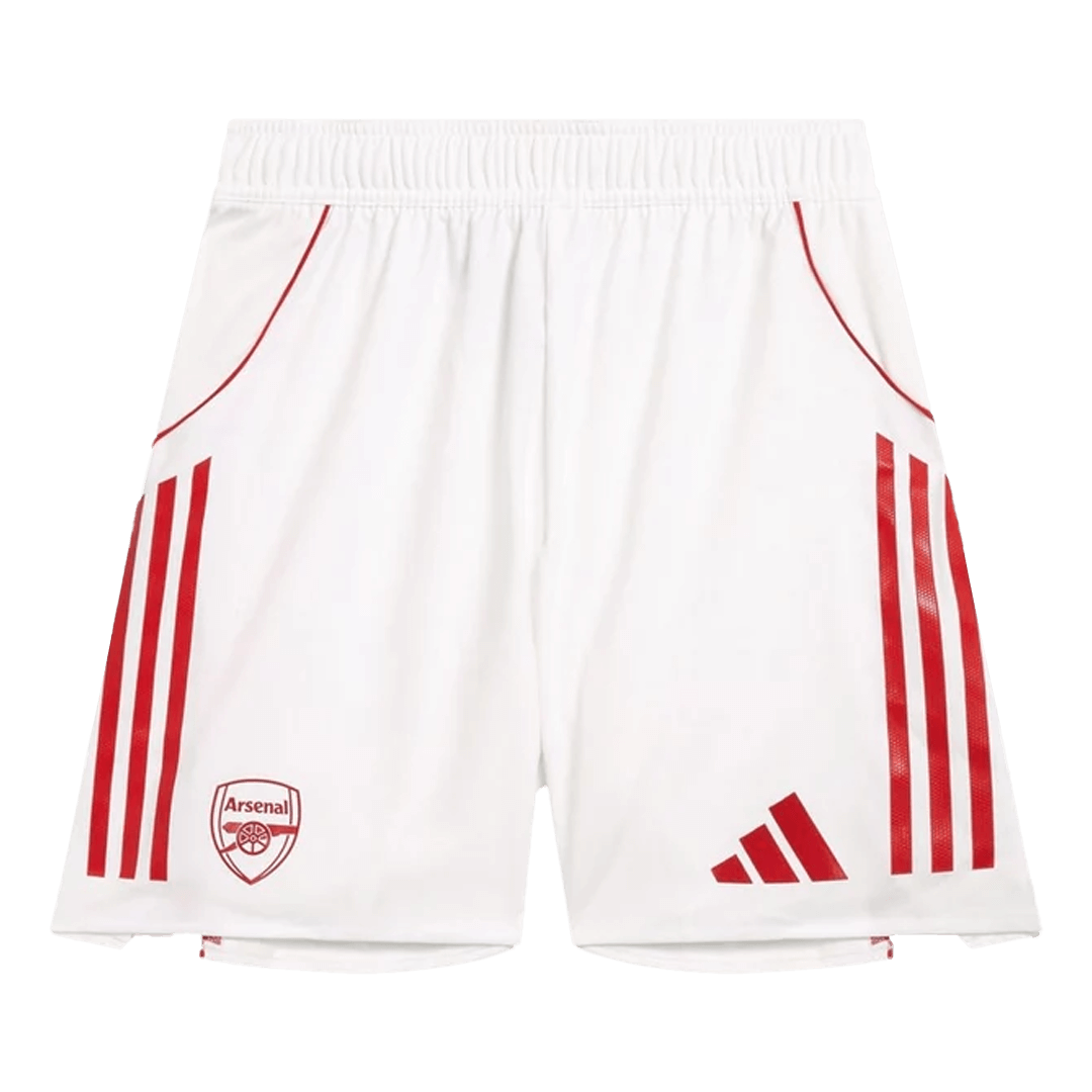 Arsenal Home Custom Player Version Soccer Shorts 2025/26 - bestsoccerstore