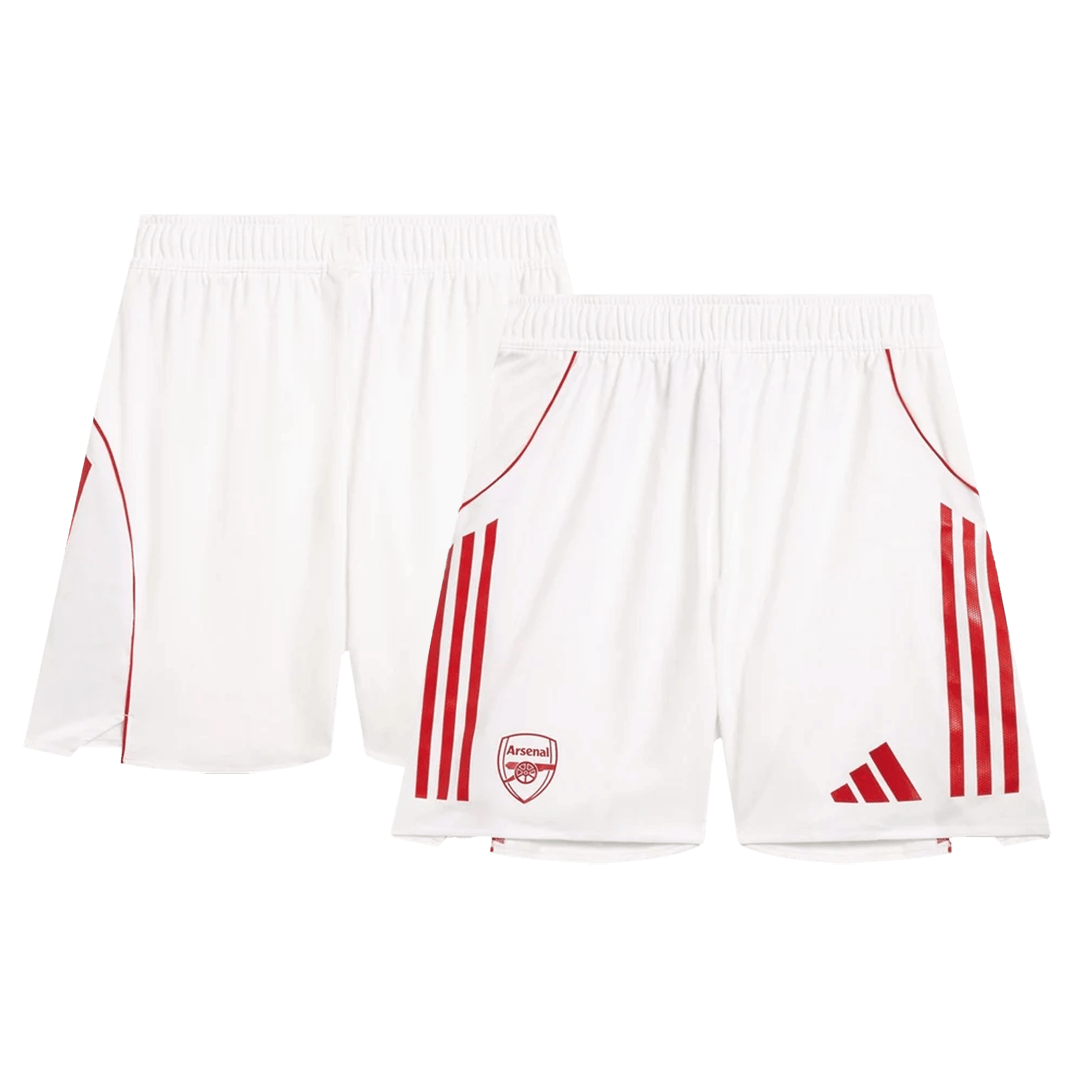 Arsenal Home Custom Player Version Soccer Shorts 2025/26 - bestsoccerstore