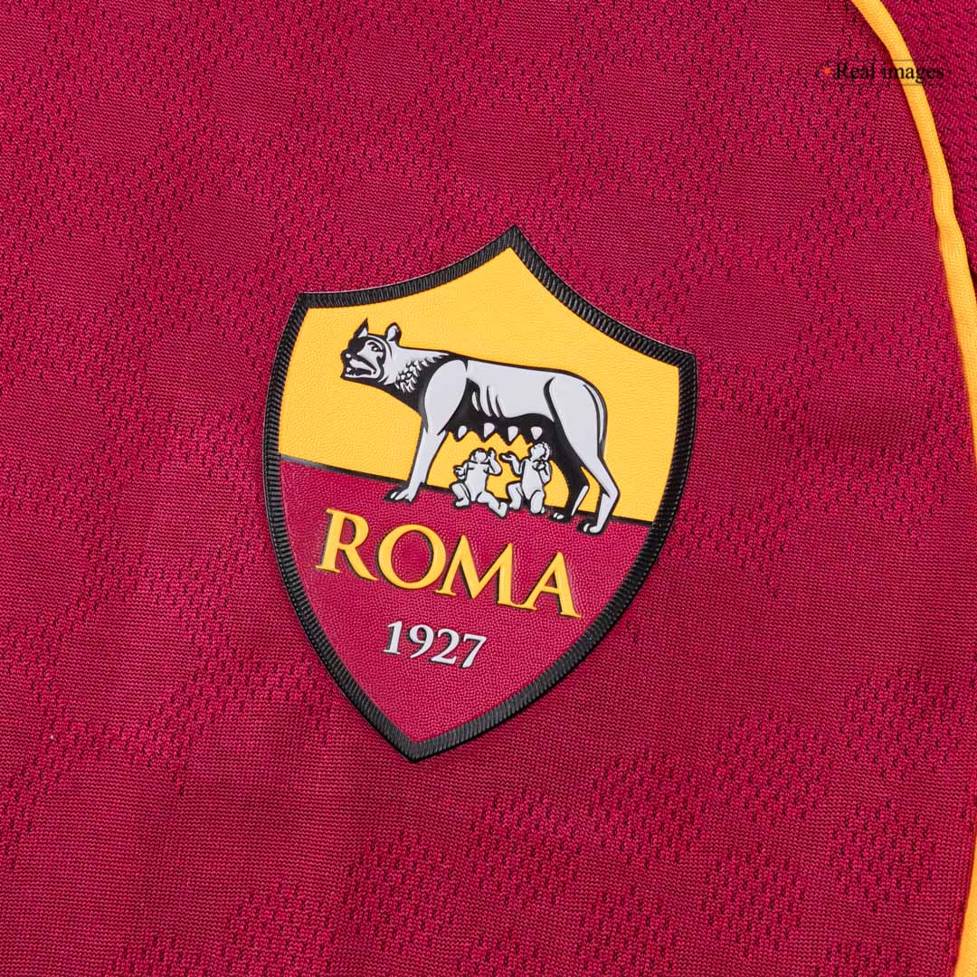 Roma Home Custom Player Version Soccer Jersey 2025/26 - bestsoccerstore