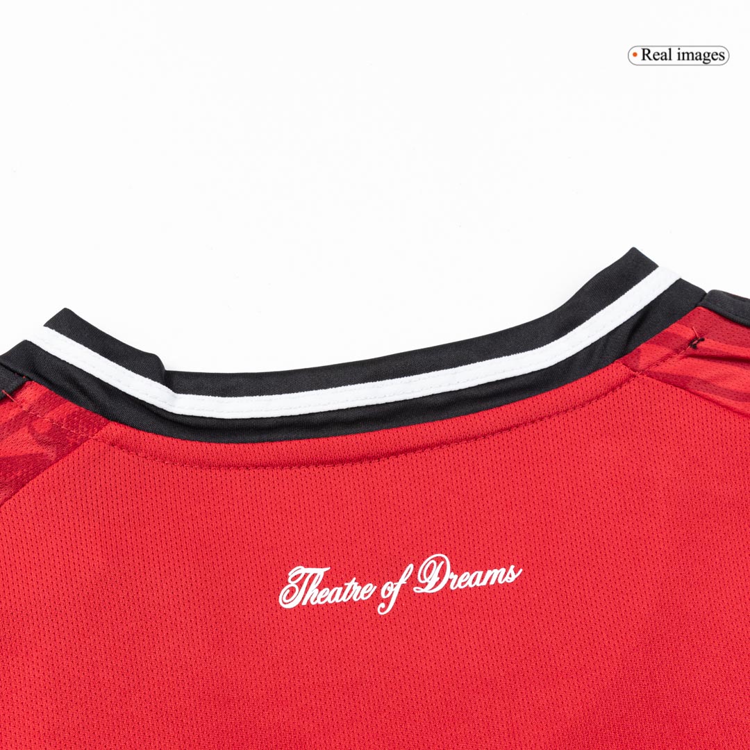 Manchester United Soccer Jersey Home Women's Custom Shirt 2025/26 - bestsoccerstore