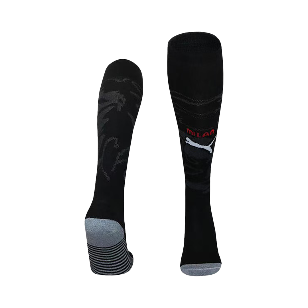 Kid's AC Milan Soccer Home Socks 2025/26 - bestsoccerstore