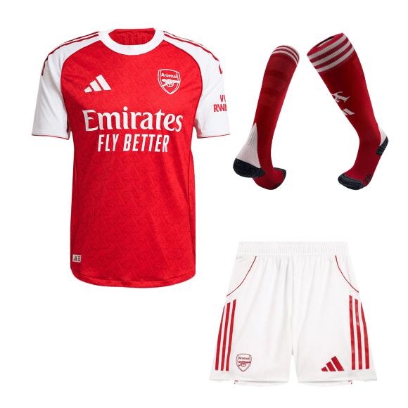 Arsenal Home Custom Player Version Full Soccer Kit 2025/26 - bestsoccerstore