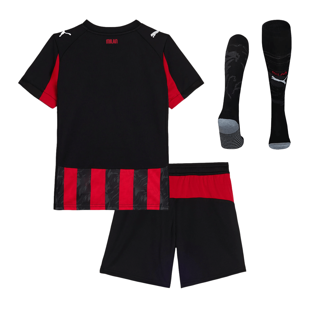 Kids AC Milan Custom Home Full Soccer Kits
2025/26 - bestsoccerstore