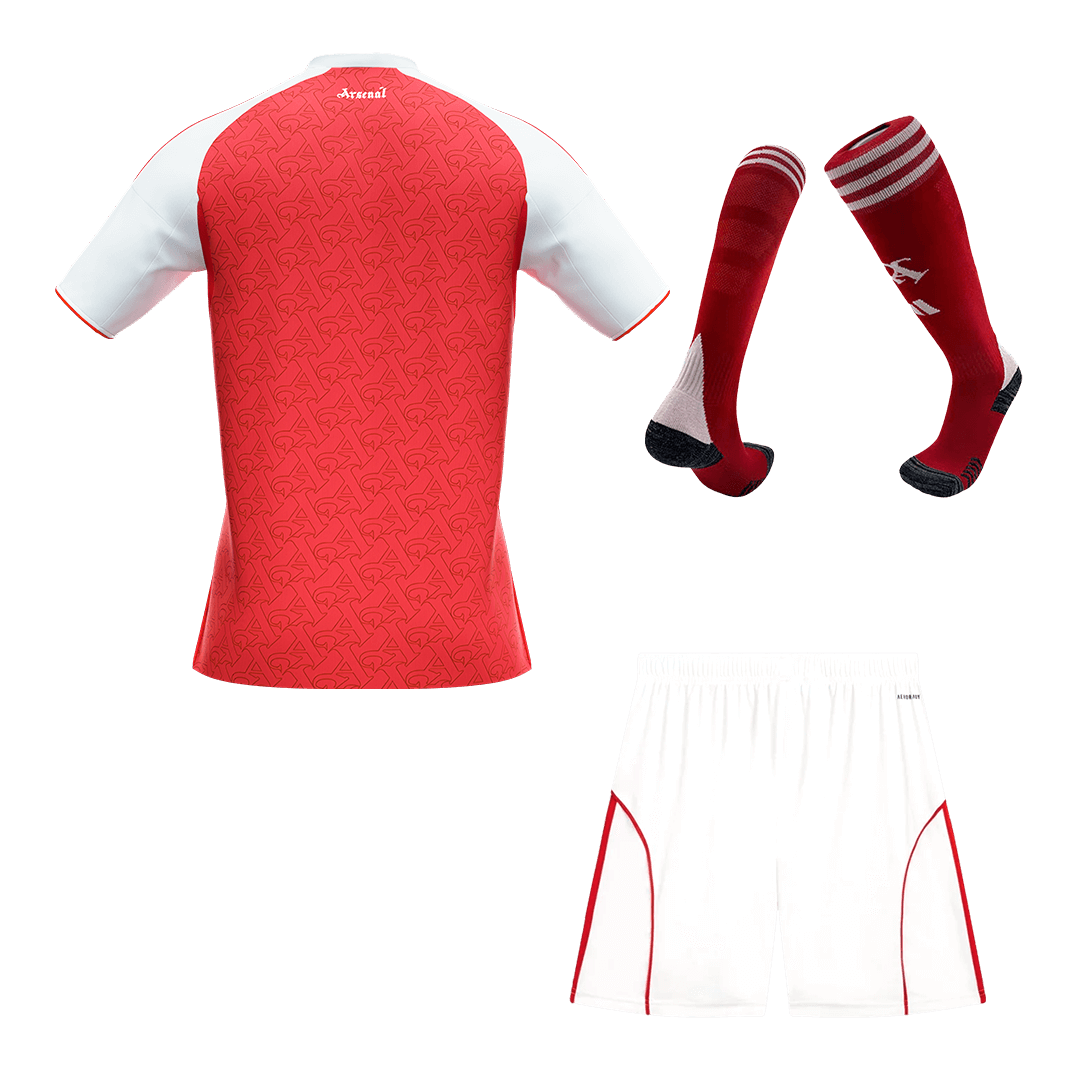 Arsenal Home Custom Full Soccer Kit 2025/26 - bestsoccerstore