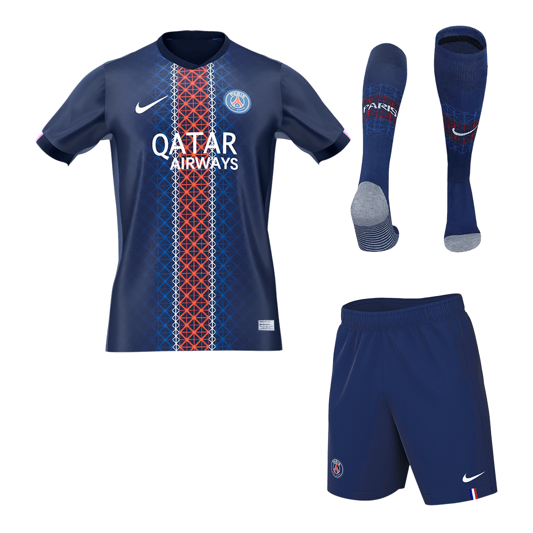 PSG Home 2025/26 Custom Full Soccer Kit - bestsoccerstore