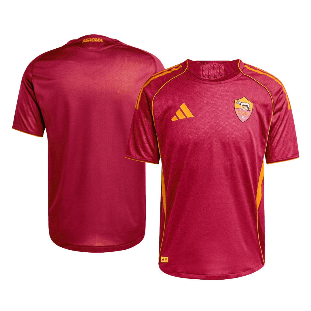 Roma Home Custom Player Version Soccer Jersey 2025/26 - bestsoccerstore