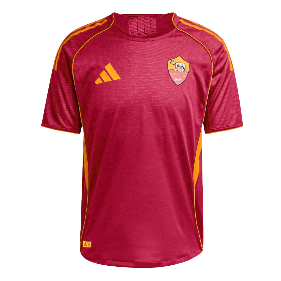 Roma Home Custom Player Version Soccer Jersey 2025/26 - bestsoccerstore
