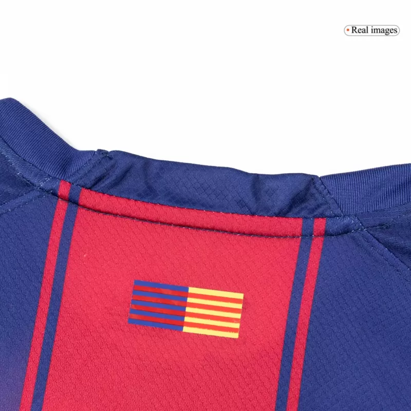 Barcelona Long Sleeve Jersey Home Football Shirt 2025/26 - bestsoccerstore
