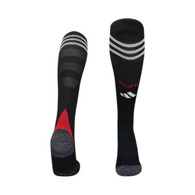 Men's Manchester United Jersey Soccer Home Socks 2025/26 - bestsoccerstore