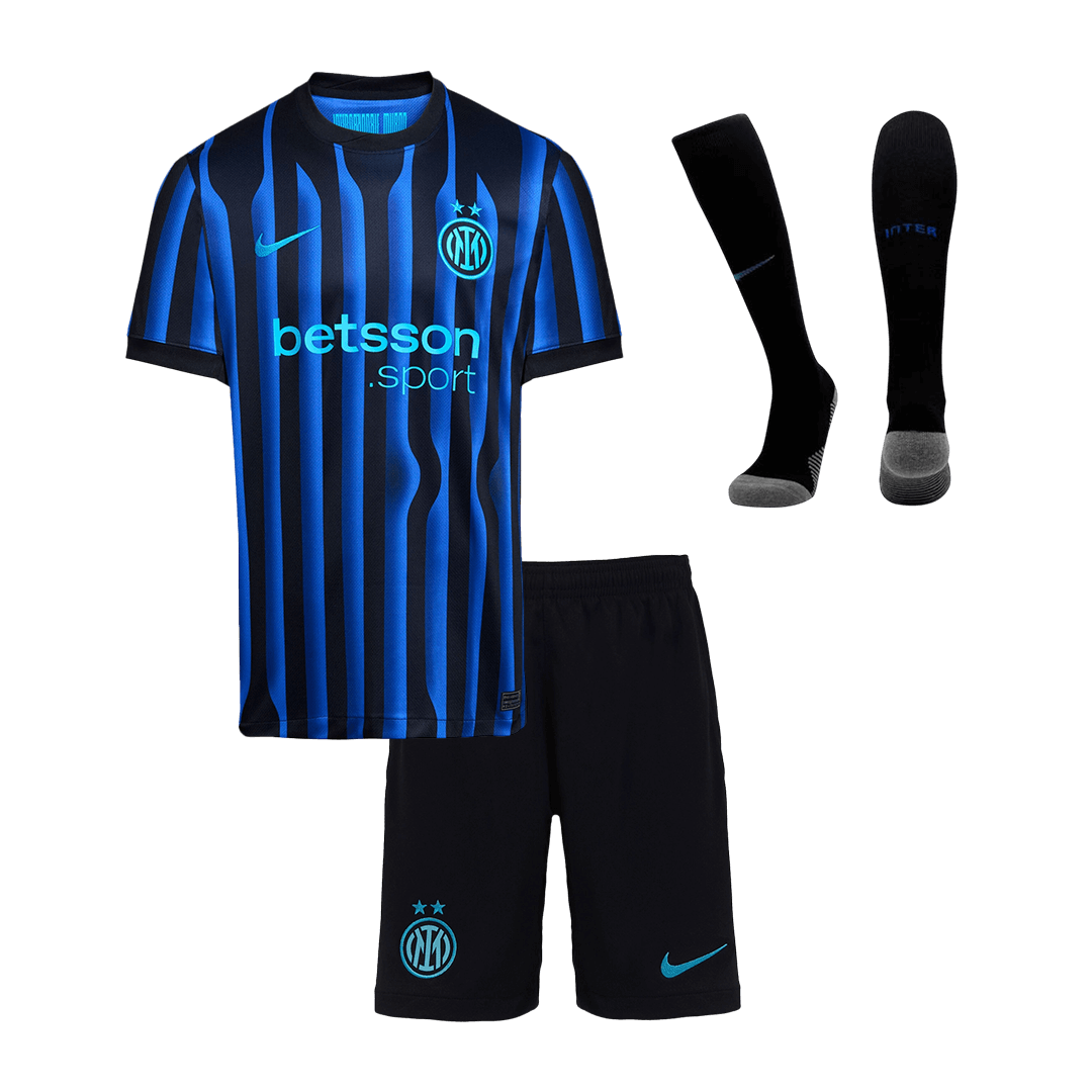 Kids Inter Milan Custom Home Full Soccer Kits
2025/26 - bestsoccerstore