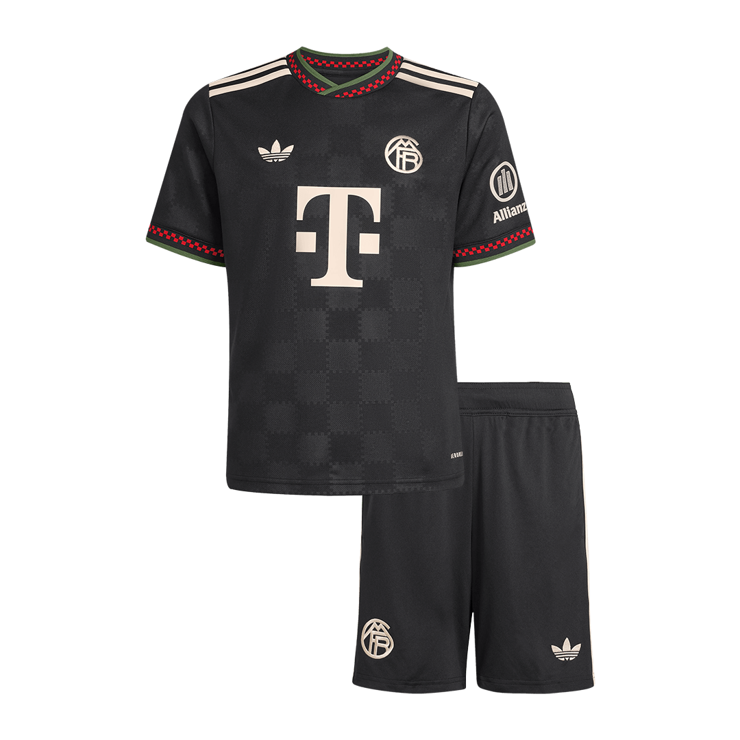 Kids Bayern Munich Third Away Custom Soccer Kits 2025/26 - bestsoccerstore
