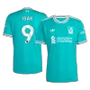 ISAK #9 Liverpool Soccer Jersey Third Away Custom Shirt 2025/26 - bestsoccerstore