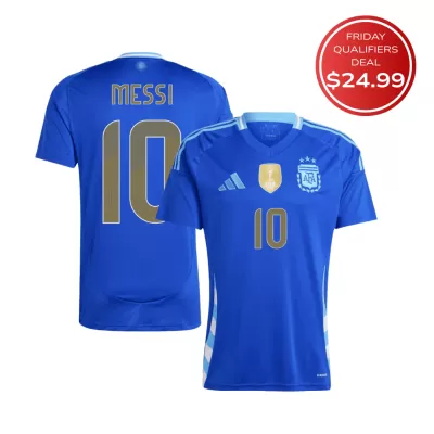 MESSI #10 Argentina Soccer Jersey Away Custom Shirt 2024 - bestsoccerstore