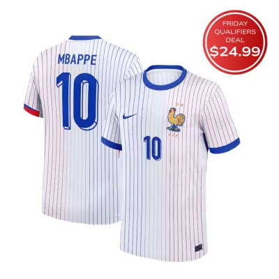 MBAPPE #10 France Soccer Jersey Away Custom Shirt 2024 - bestsoccerstore