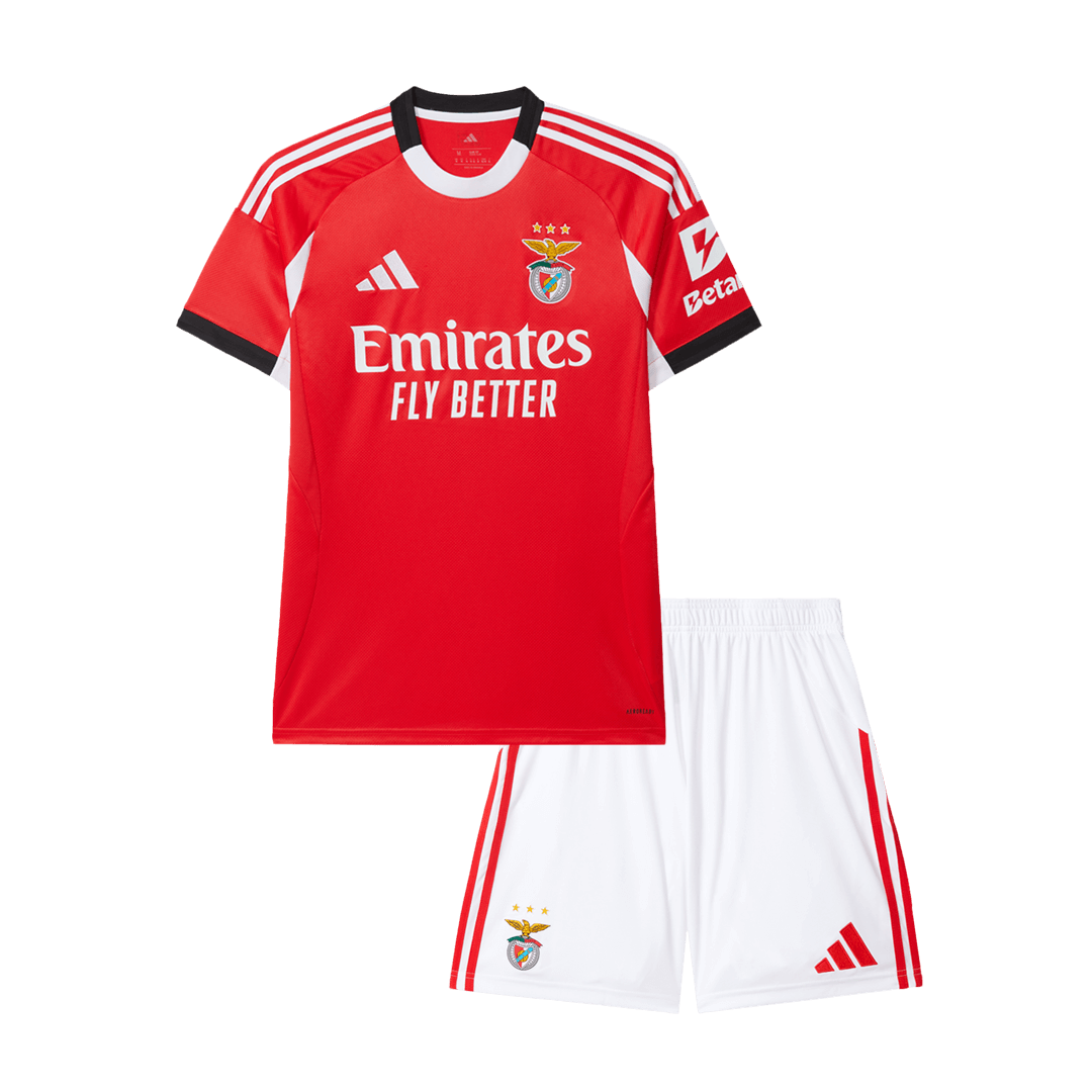 Kids Benfica Home Soccer Kits 2025/26 - bestsoccerstore