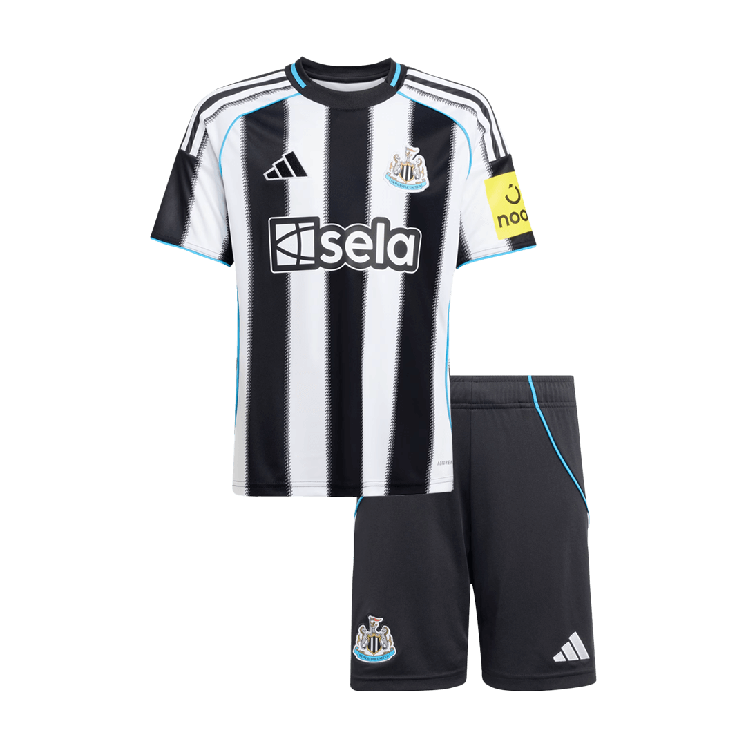 Kids Newcastle United Home Soccer Kits 2025/26 - bestsoccerstore
