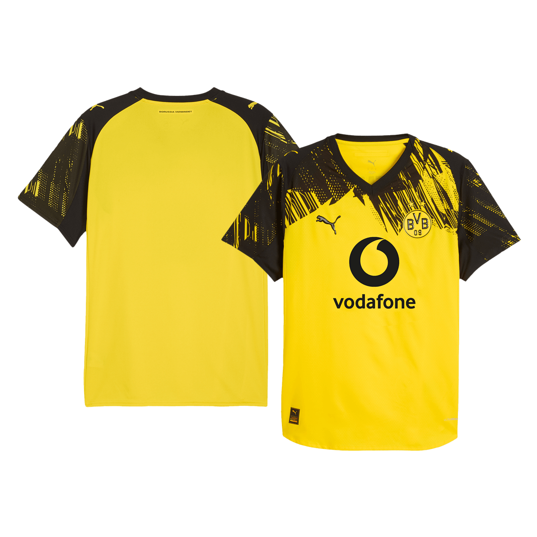 Borussia Dortmund Custom Player Version Home Soccer Jersey 2025/26 - bestsoccerstore