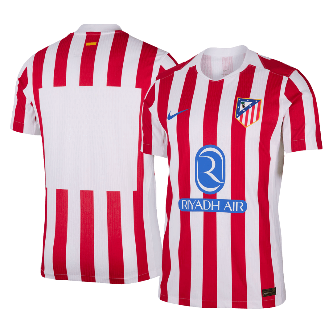 Atletico Madrid Home Custom Player Version Soccer Jersey 2025/26