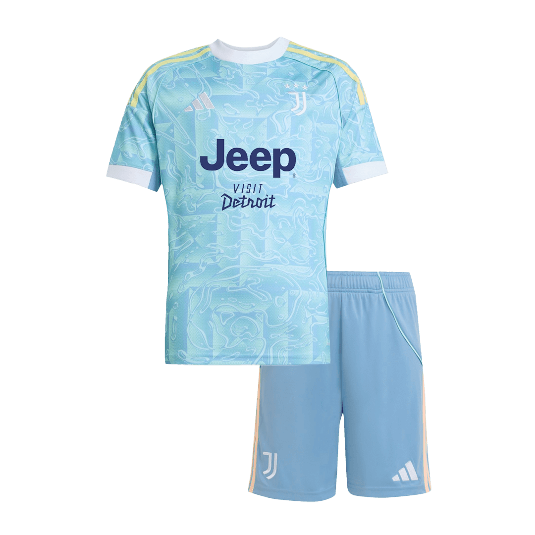 Kids Juventus Away Soccer Kits 2025/26 - bestsoccerstore