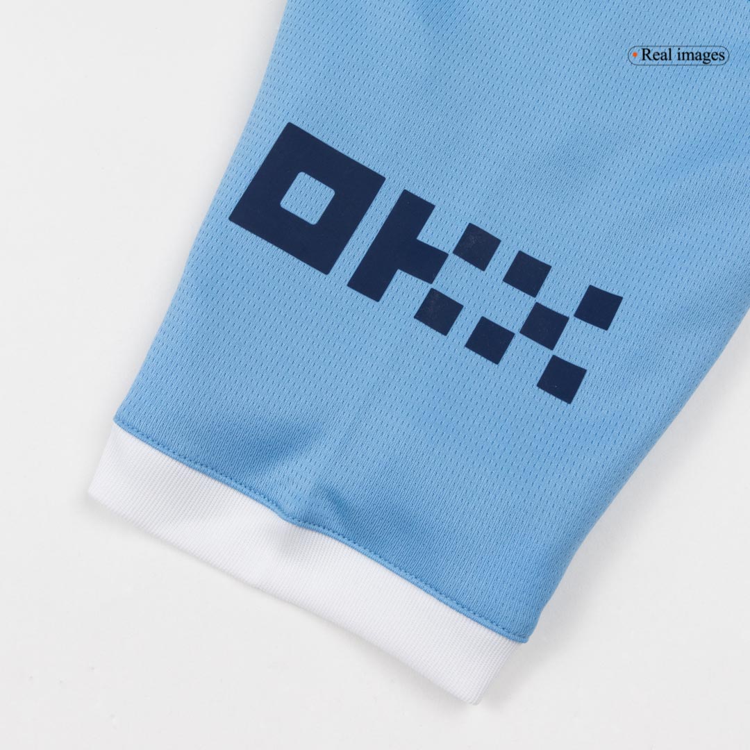 Manchester City Home Custom Full Soccer Kit 2025/26 - bestsoccerstore