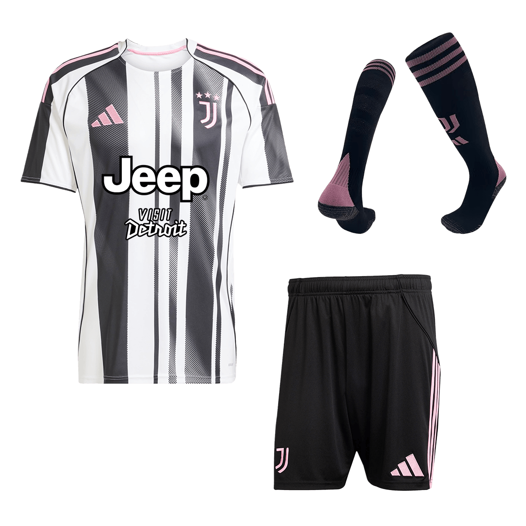 Juventus Home 2025/26 Custom Full Soccer Kit - bestsoccerstore