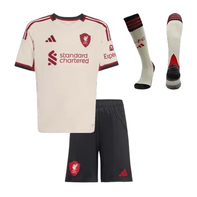 Kids Liverpool Custom Away Full Soccer Kits
2025/26 - bestsoccerstore