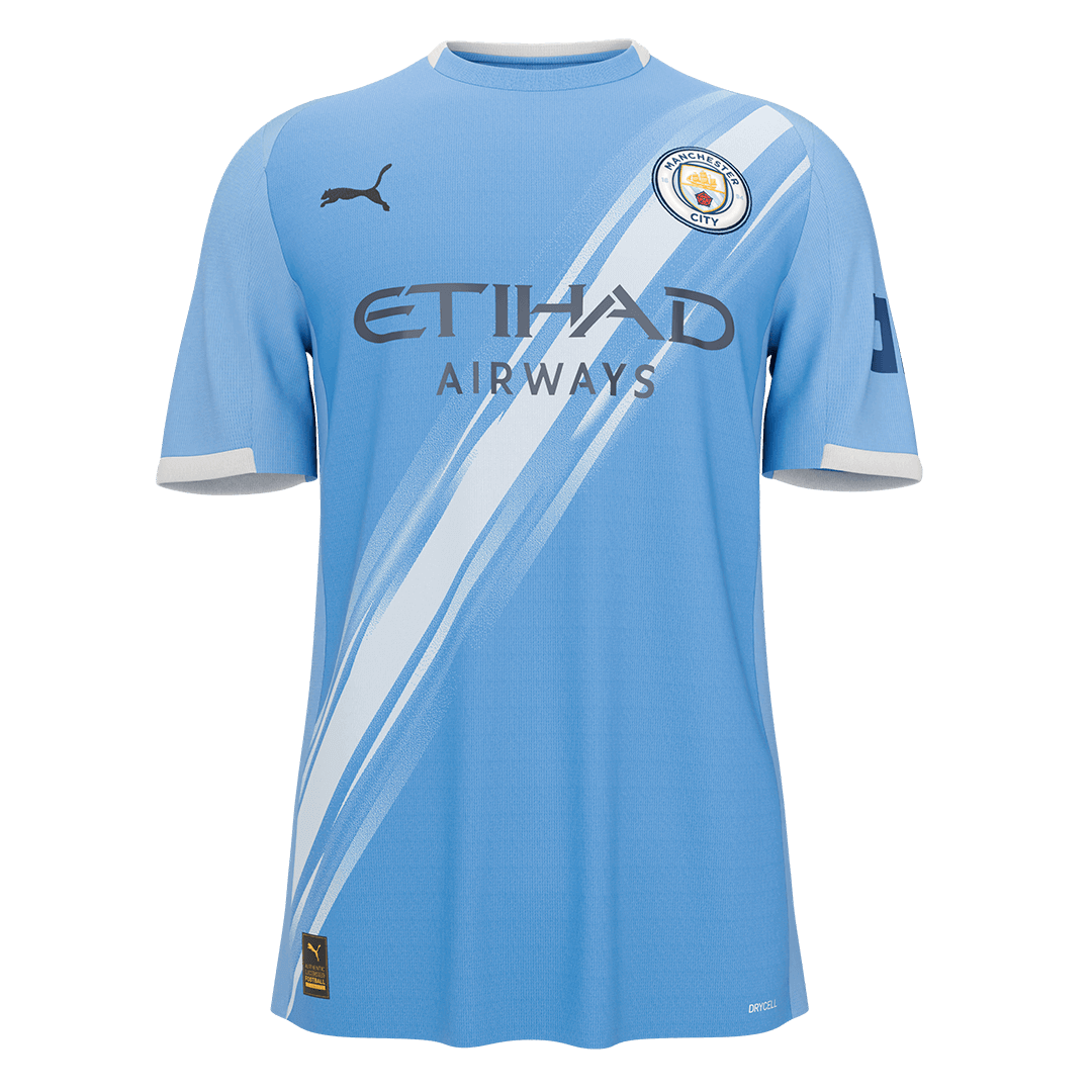 Manchester City Jersey Custom Soccer Jersey Home 2025/26 - bestsoccerstore