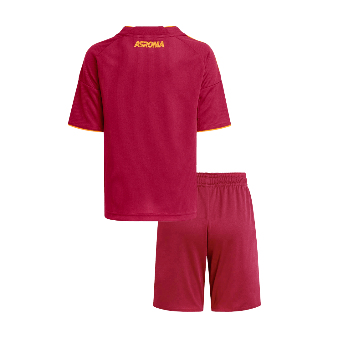 Kids Roma Home Soccer Kits 2025/26 - bestsoccerstore