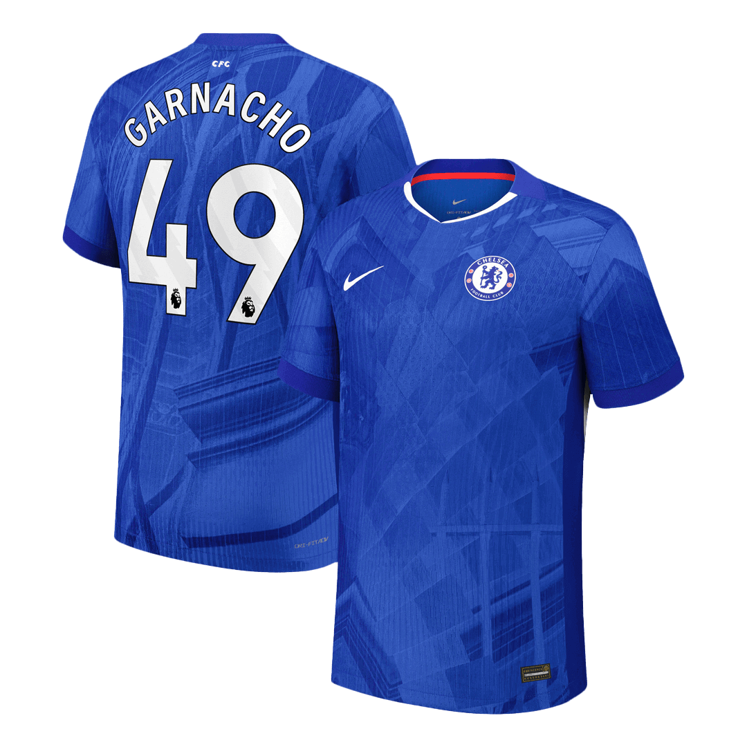 Chelsea GARNACHO #49 Home Custom Player Version Soccer Jersey 2025/26 - bestsoccerstore