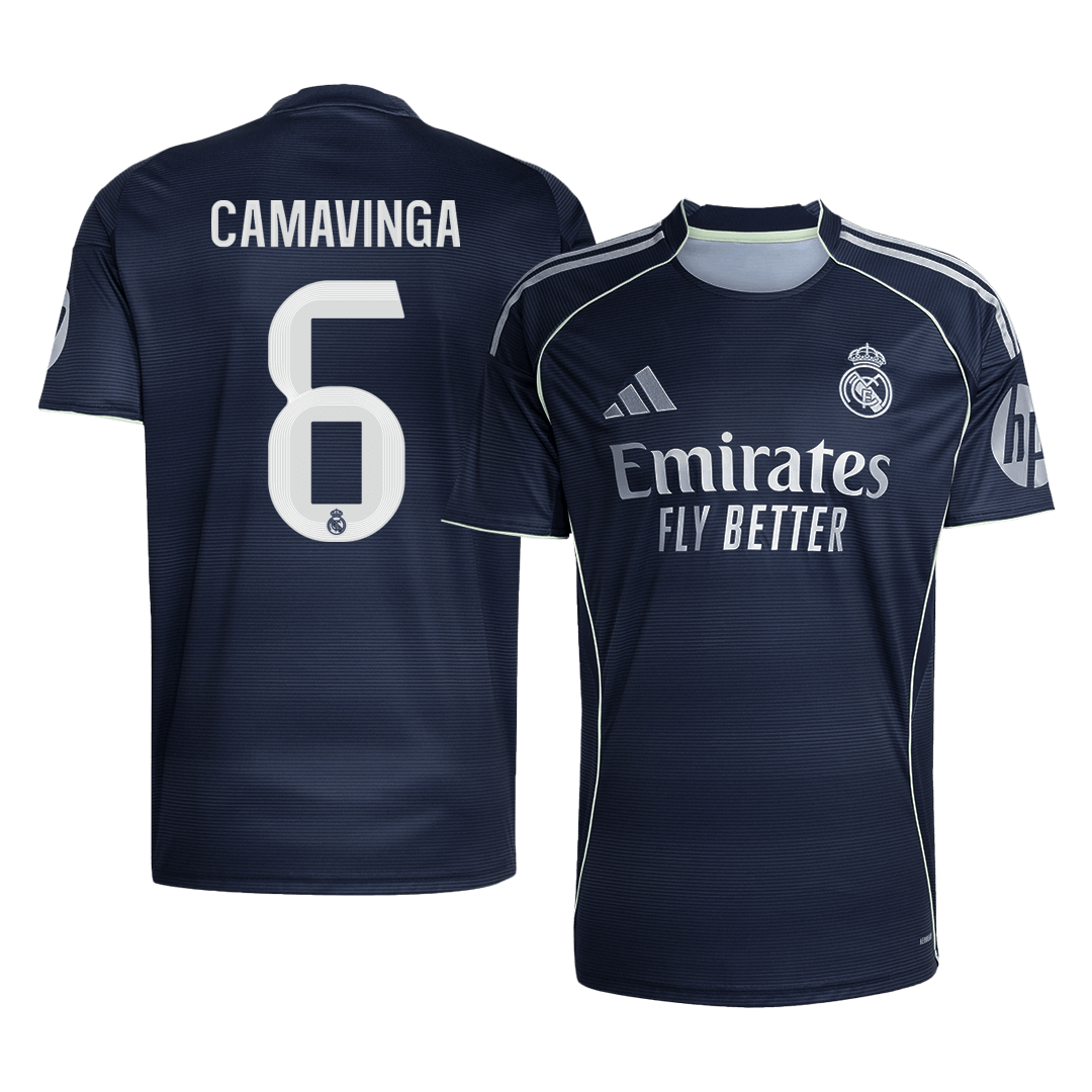 CAMAVINGA #6 Real Madrid Soccer Jersey Away Custom Shirt 2025/26 - bestsoccerstore