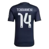 Real Madrid TCHOUAMENI #14 Away Custom Player Version Soccer Jersey 2025/26 - bestsoccerstore