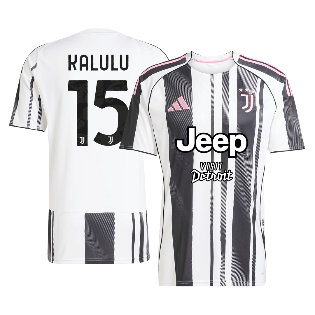 KALULU #15 Juventus Soccer Jersey Home Custom Shirt 2025/26 - bestsoccerstore