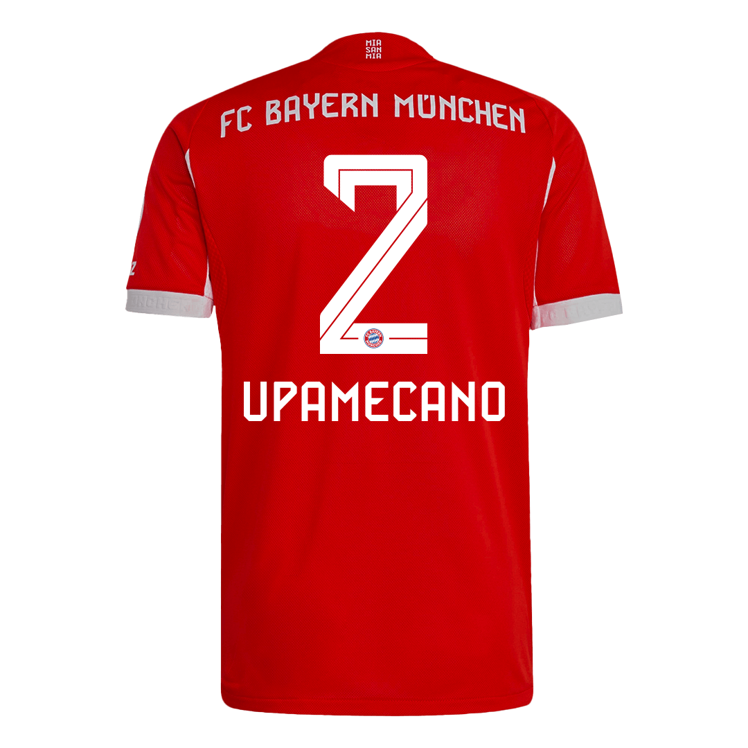 Bayern Munich UPAMECANO #2 Custom Player Version Home Soccer Jersey 2025/26