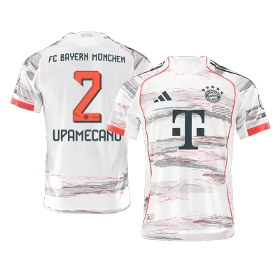 Bayern Munich UPAMECANO #2 Away Custom Player Version Soccer Jersey 2025/26 - bestsoccerstore
