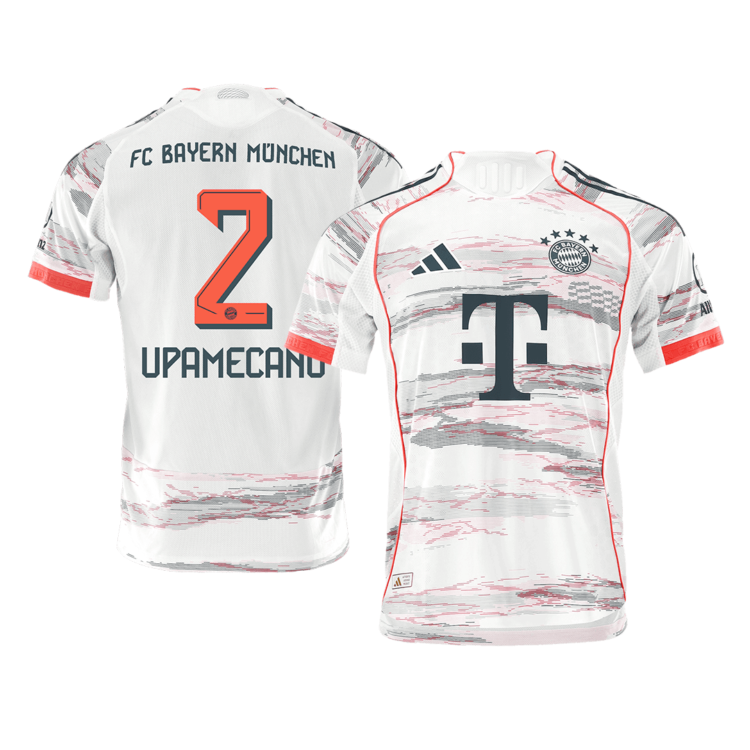 Bayern Munich UPAMECANO #2 Custom Player Version Away Soccer Jersey 2025/26 - bestsoccerstore