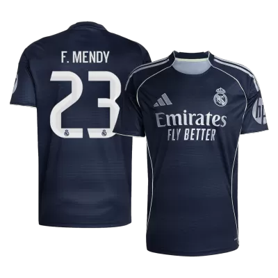 F.MENDY #23 Real Madrid Soccer Jersey Away Custom Shirt 2025/26 - bestsoccerstore