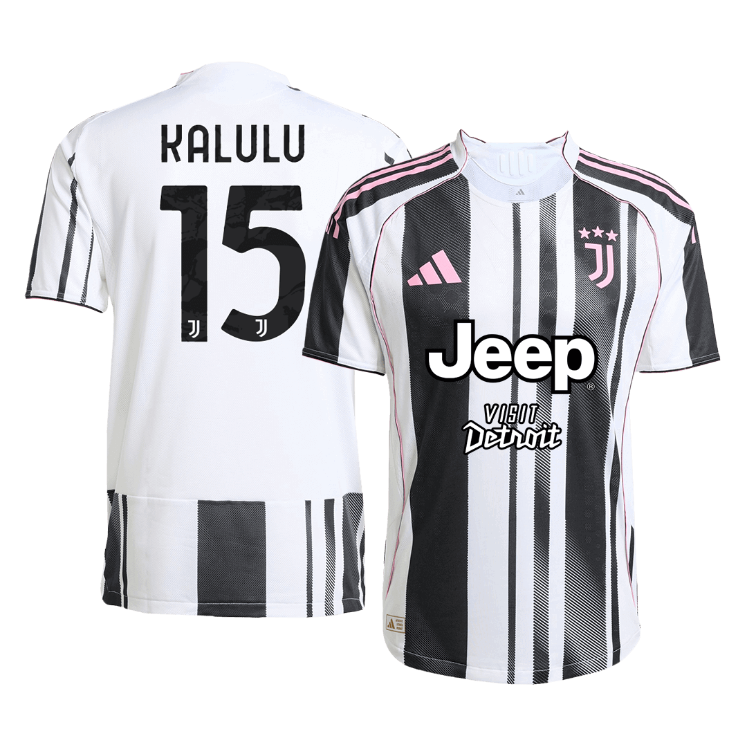 Juventus KALULU #15 Home Custom Player Version Soccer Jersey 2025/26 - bestsoccerstore