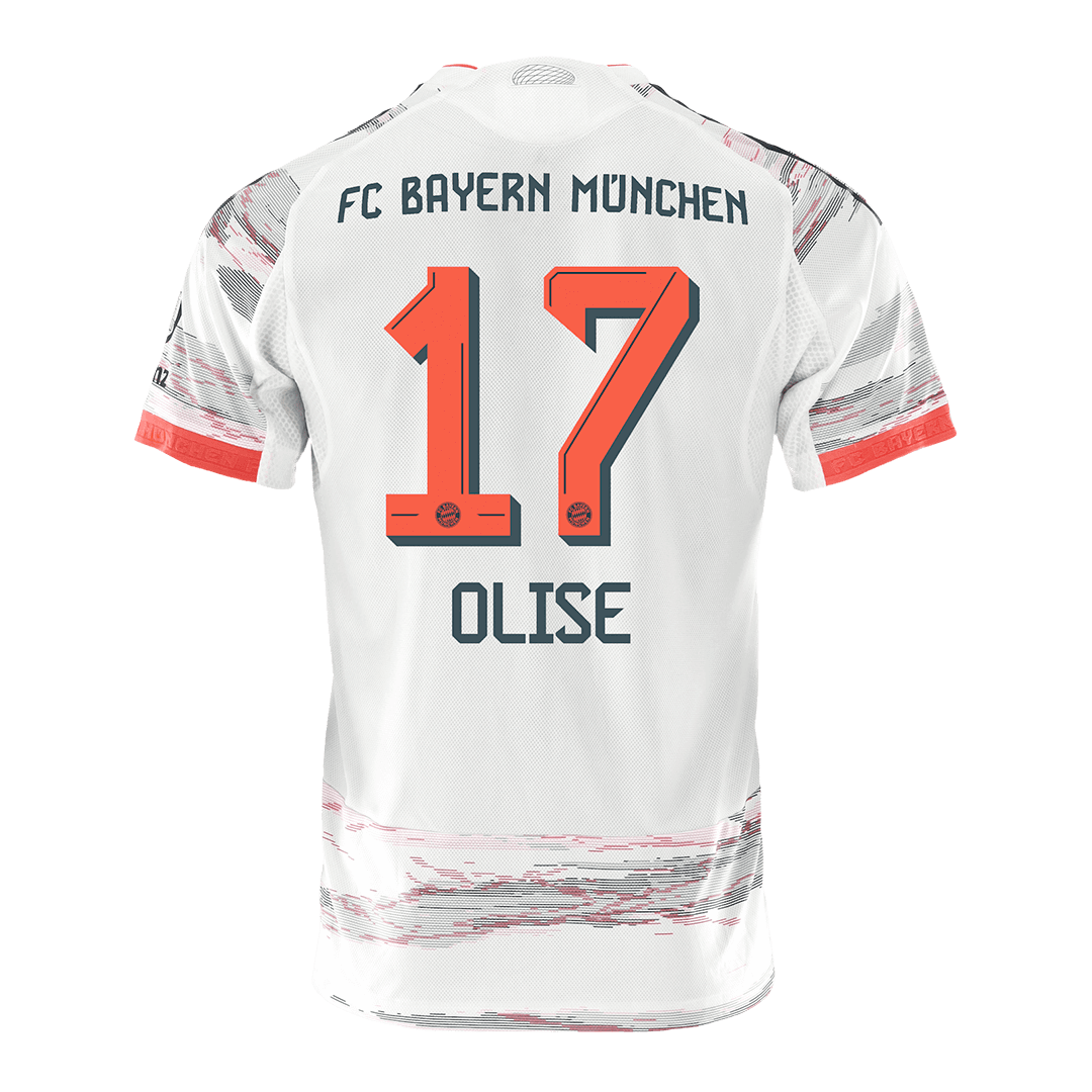 Bayern Munich OLISE #17 Custom Player Version Away Soccer Jersey 2025/26